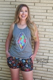 Colorful Concho Tank