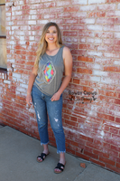 Colorful Concho Tank