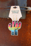 Serape Saguaro Earrings